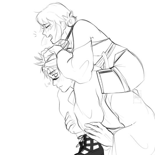 Couple Half Body - $35